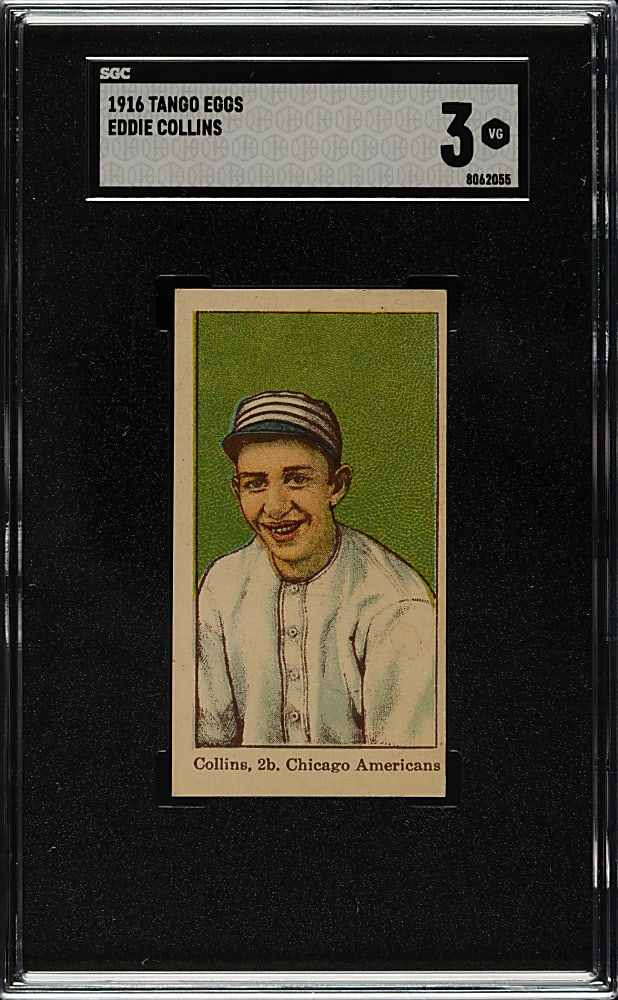 1916 Tango Brand Eggs Eddie Collins SGC VG 3