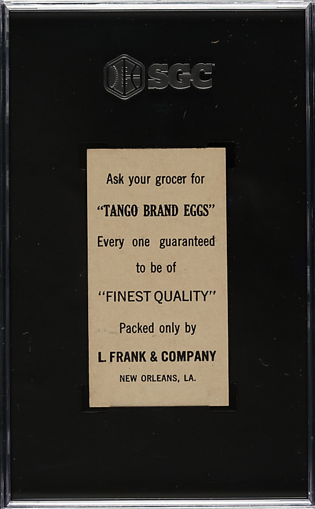 1916 Tango Brand Eggs Eddie Collins SGC VG 3