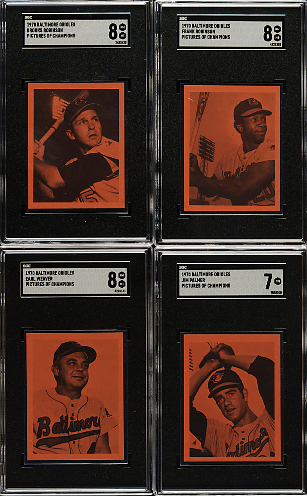 1971 Baltimore Orioles Pictures of Champions SGC-Graded Complete Set (16)