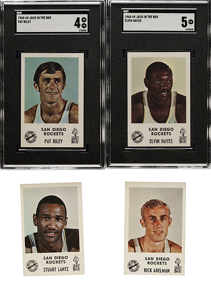 1968-1969 Jack in The Box San Diego Rockets Basketball Complete Set (14)