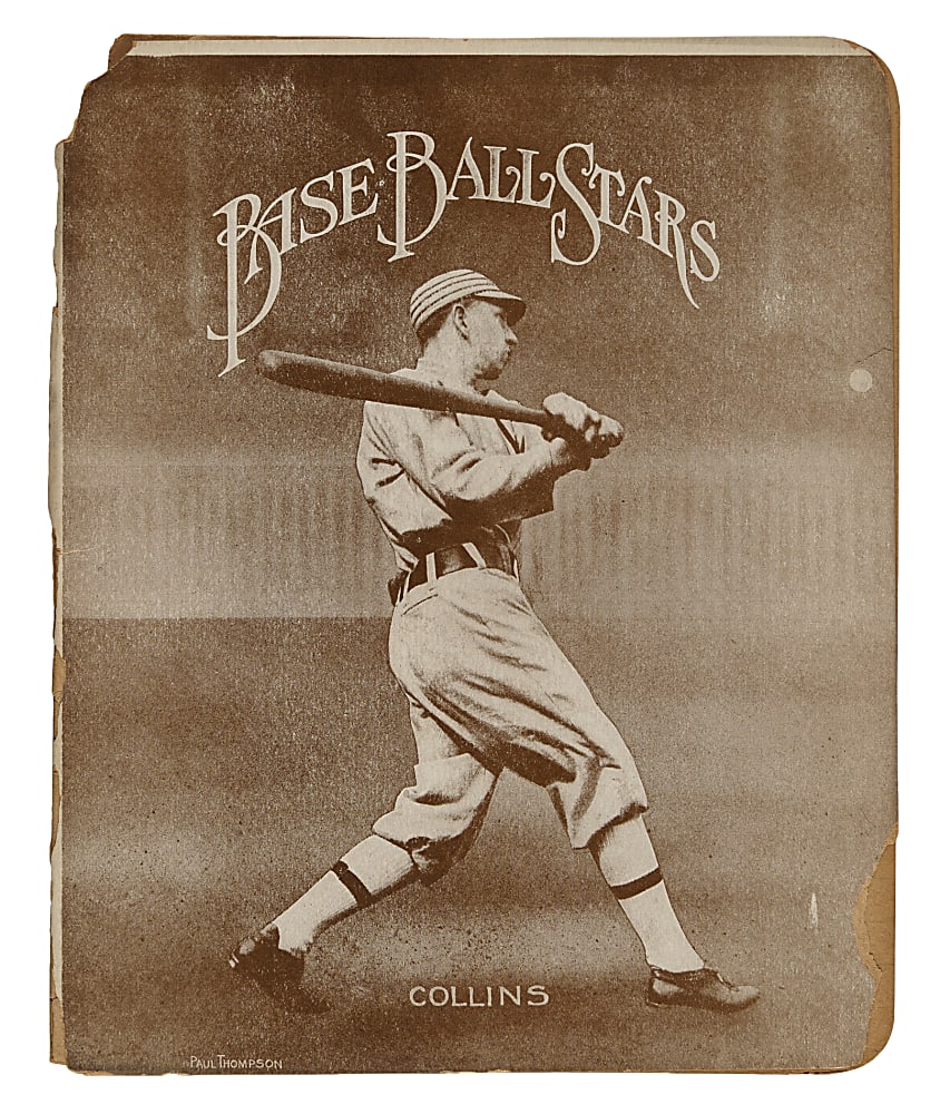 Circa 1910s Baseball Stars Notebook with Eddie Collins on Cover
