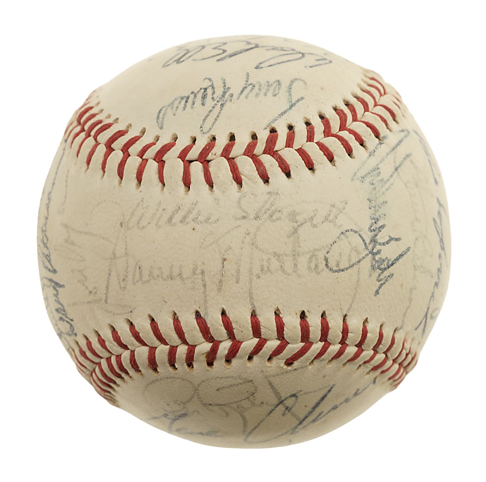 1974 Pittsburgh Pirates Team-Signed Baseball (32 Signatures) - PSA/DNA