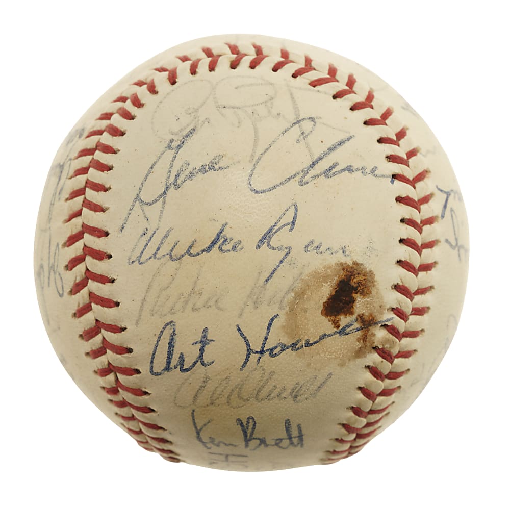 1974 Pittsburgh Pirates Team-Signed Baseball (32 Signatures) - PSA/DNA