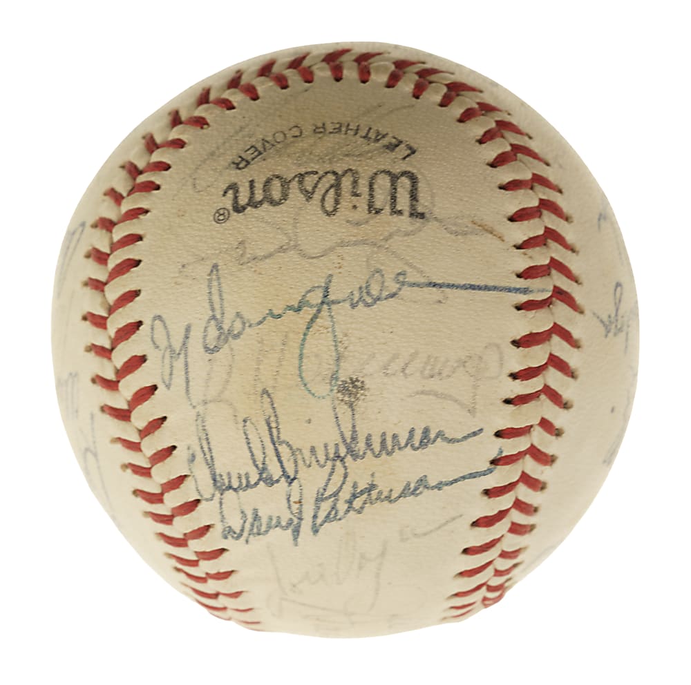 1974 Pittsburgh Pirates Team-Signed Baseball (32 Signatures) - PSA/DNA