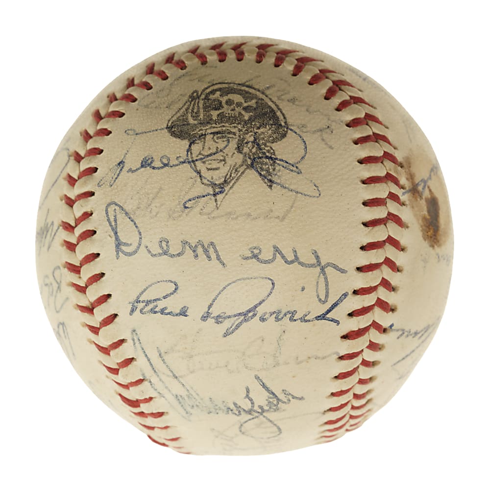 1974 Pittsburgh Pirates Team-Signed Baseball (32 Signatures) - PSA/DNA