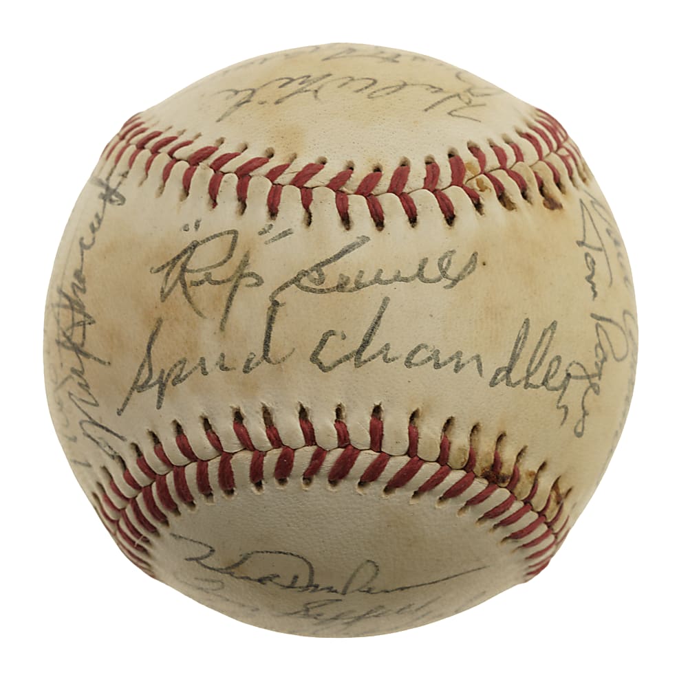 Baseball Greats Multi-Signed Baseball (22 Signatures) - PSA/DNA