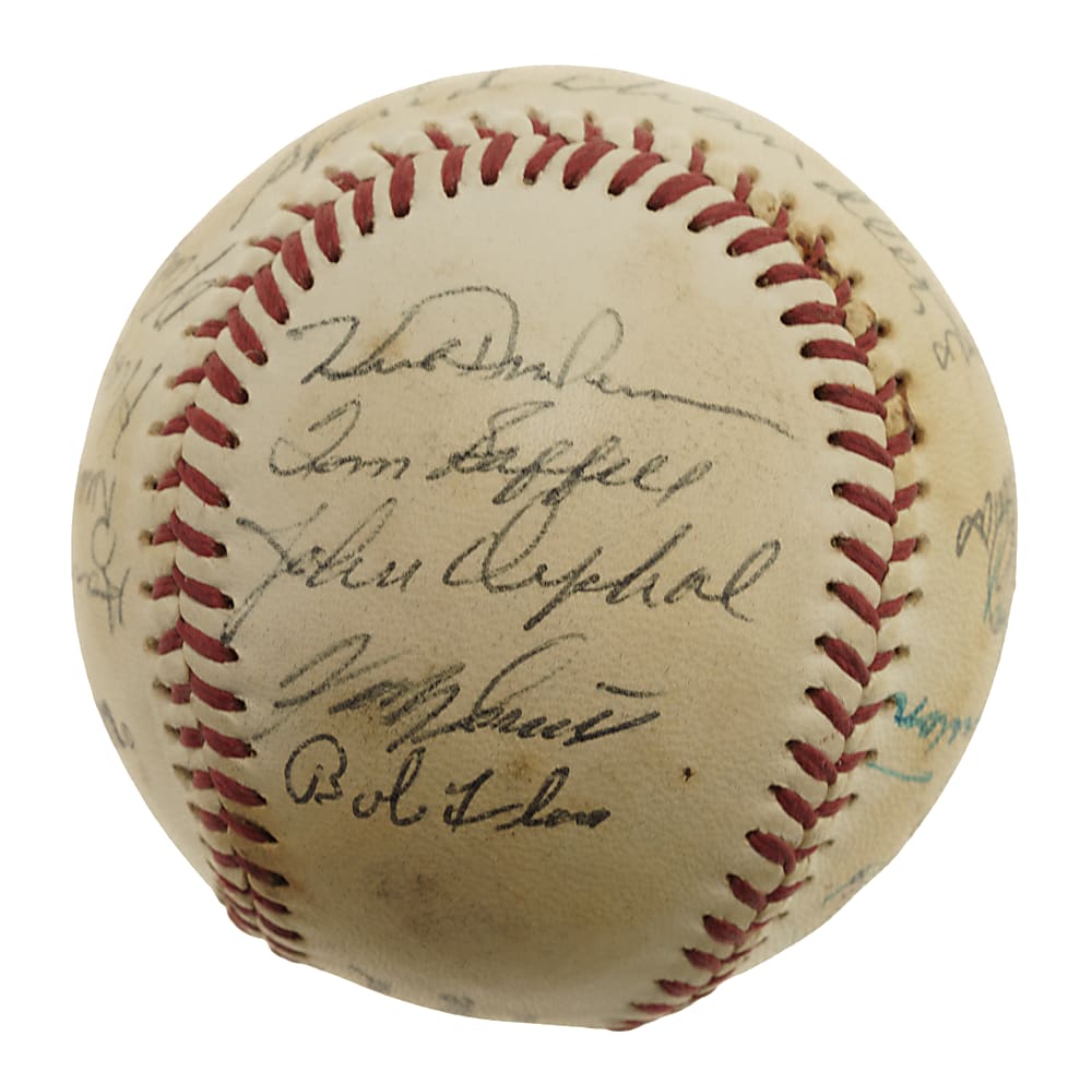 Baseball Greats Multi-Signed Baseball (22 Signatures) - PSA/DNA