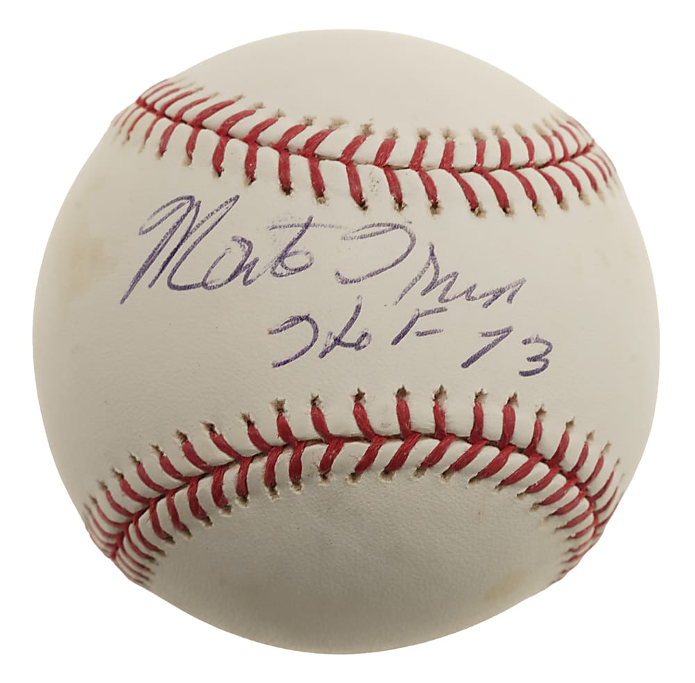 Monte Irvin Single-Signed Baseball with "HOF 73" Inscription PSA/DNA GEM MINT 10