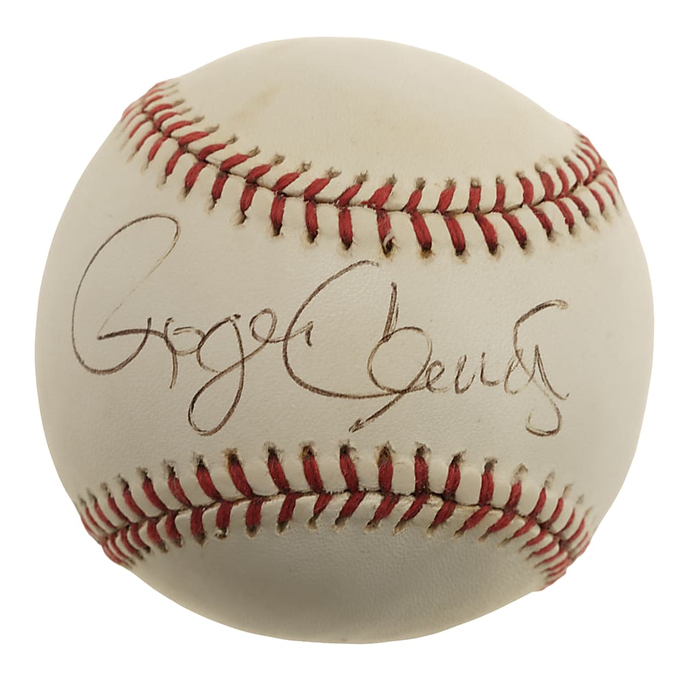 Roger Clemens Single-Signed Baseball PSA/DNA NM+ 7.5
