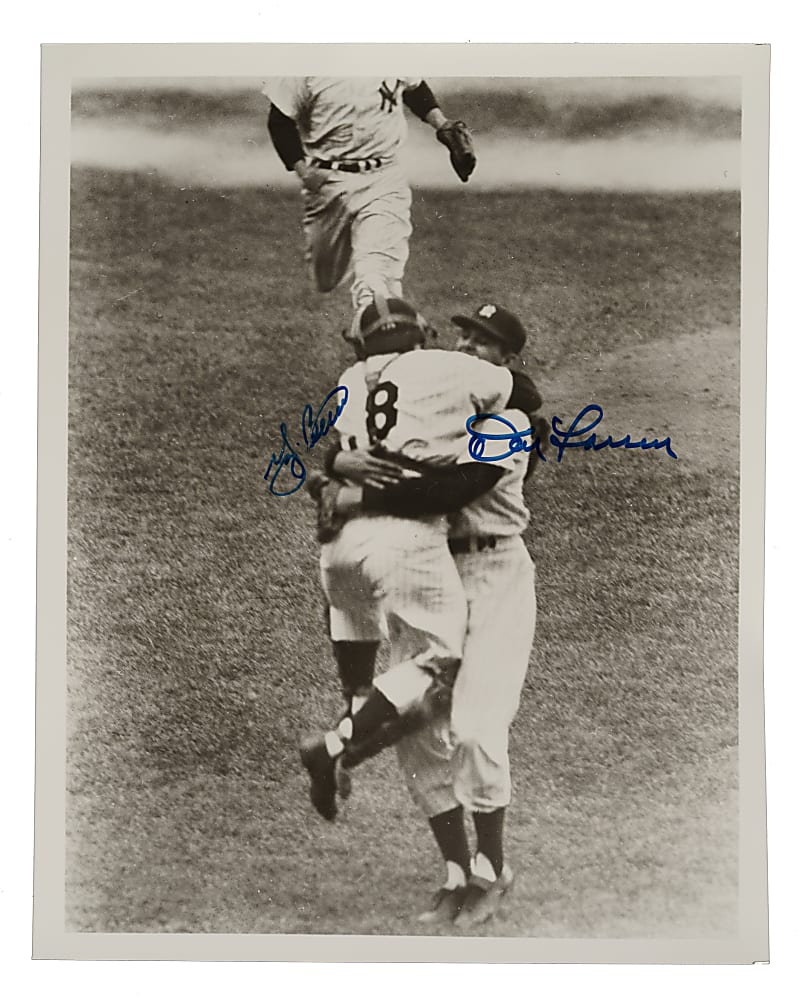 Yogi Berra and Don Larsen Signed Photograph