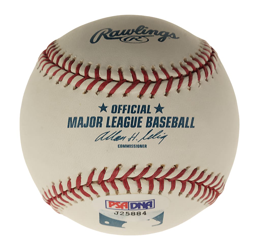 Pete Rose Single-Signed Baseball with "4256" Inscription PSA/DNA GEM MINT 10