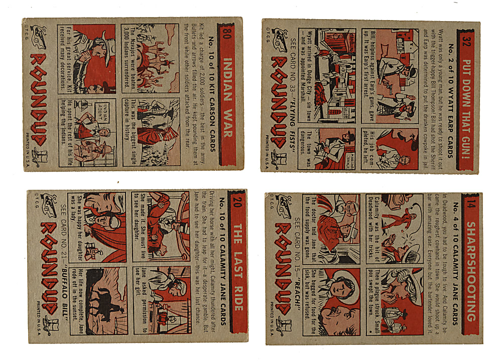 1956 Topps "Round-Up" Complete Set (80)
