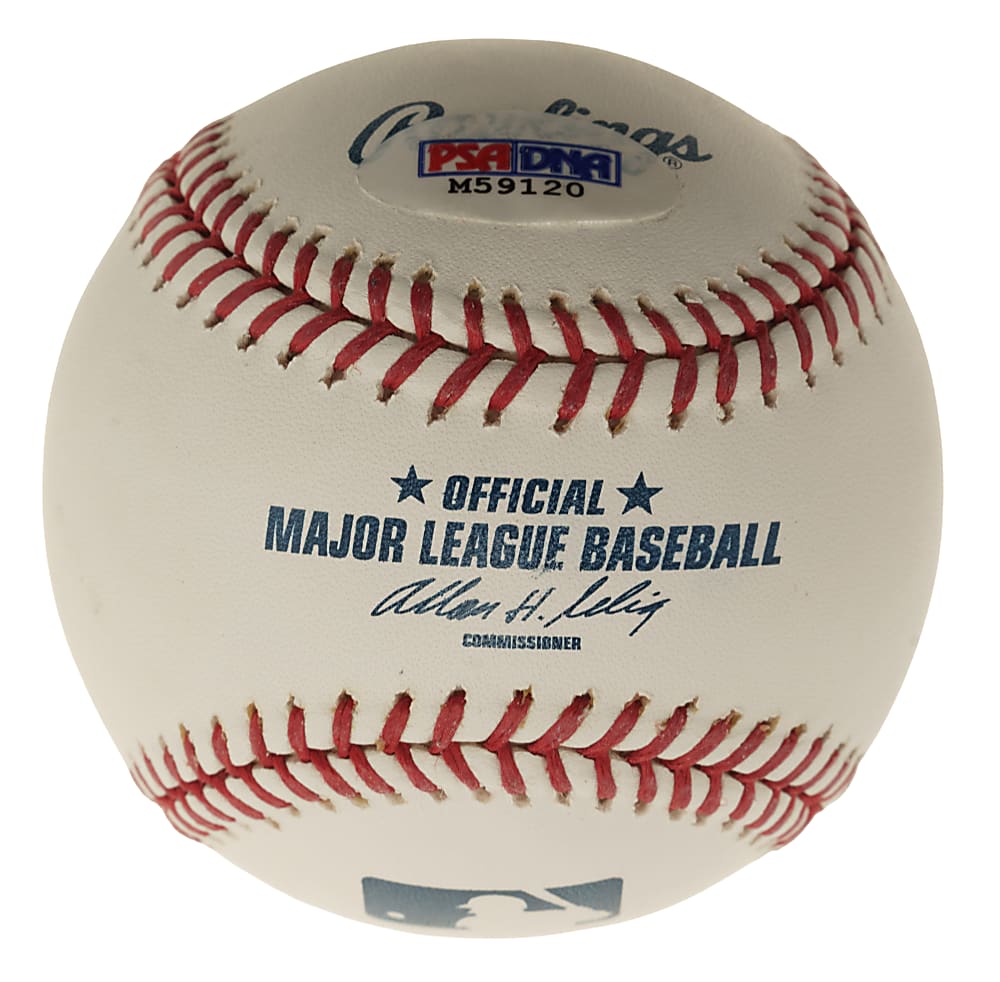 Rafael Palmeiro Single-Signed Baseball with "569 HRs" Inscription PSA/DNA MINT+ 9.5