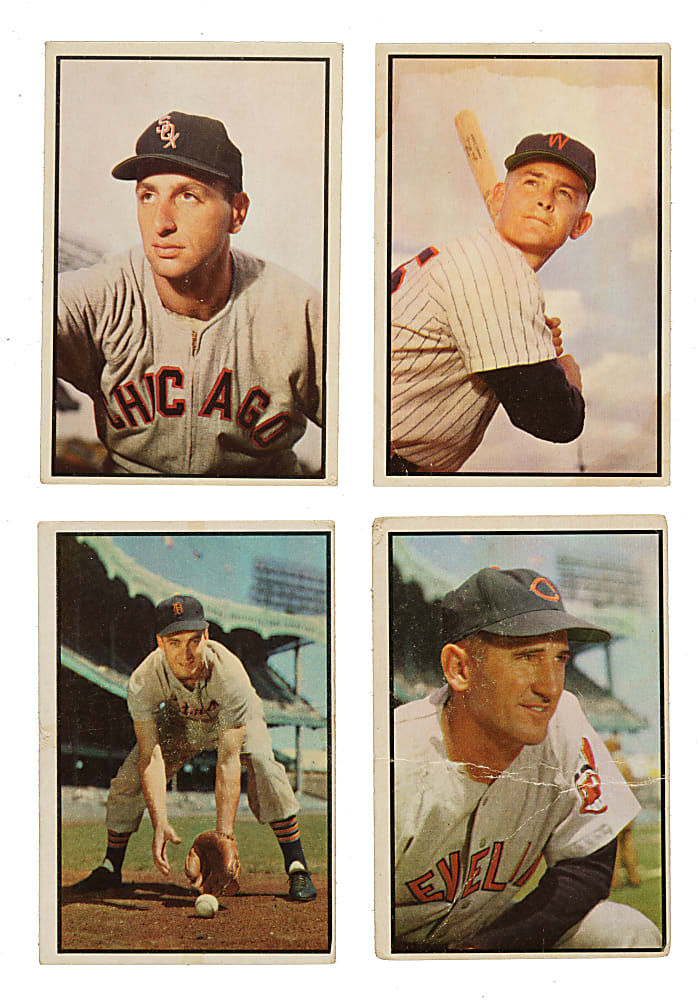 1953 Bowman Color Collection (50) Including Feller, Campanella, and Ford