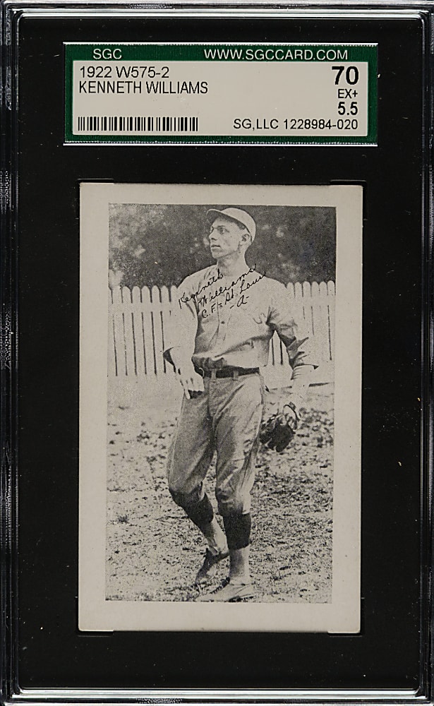 1922 W575-2 Kenneth Williams SGC EX+ 70