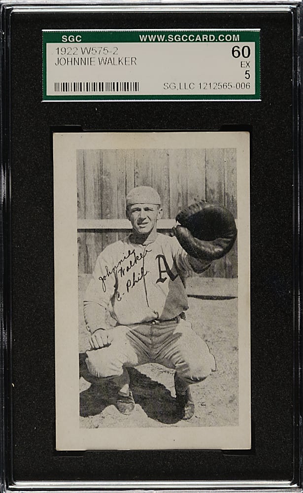 1922 W575-2 Johnny Walker SGC EX 60