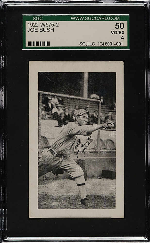 1922 W575-2 Joe Bush SGC VG/EX 50