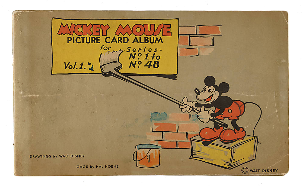 1935 R89 Gum, Inc. "Mickey Mouse" Bubble Gum Original Display Album