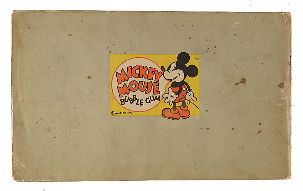 1935 R89 Gum, Inc. "Mickey Mouse" Bubble Gum Original Display Album