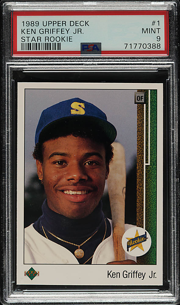 1989 Upper Deck #1 Ken Griffey Jr. Rookie PSA MINT 9
