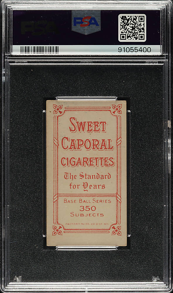 1909-1911 T206 White Border Lena Blackburne PSA EX 5