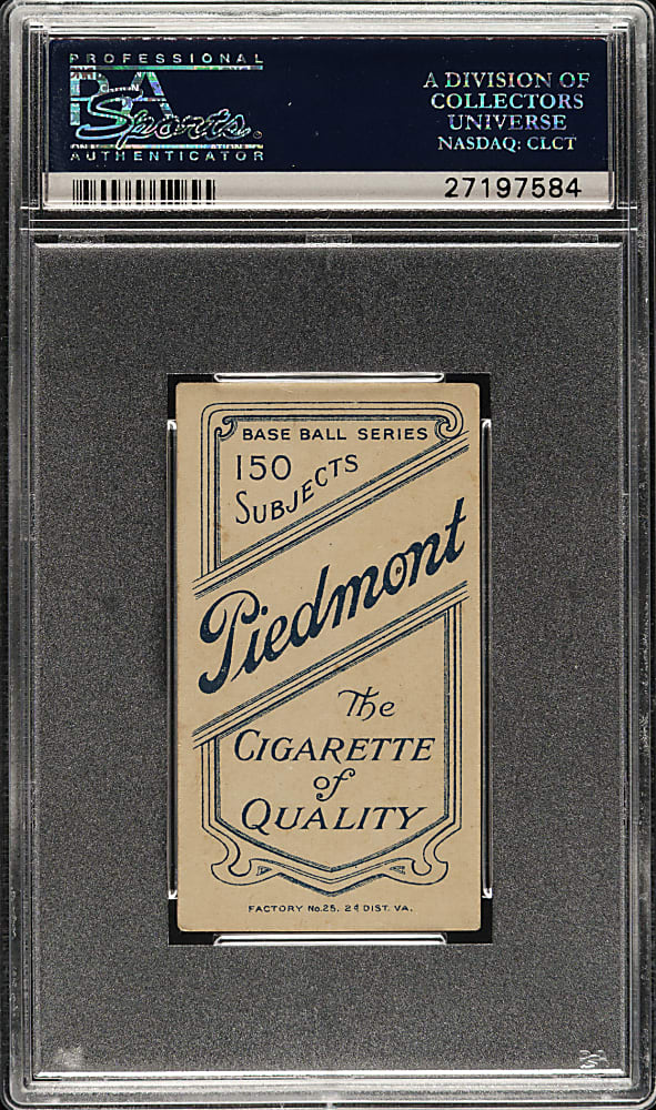 1909-1911 T206 White Border Ed Cicotte PSA VG-EX+ 4.5
