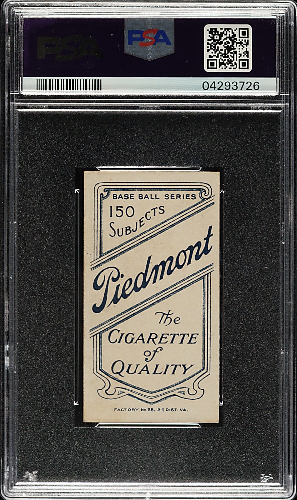 1909-1911 T206 White Border Jim Delehanty PSA EX-MT 6