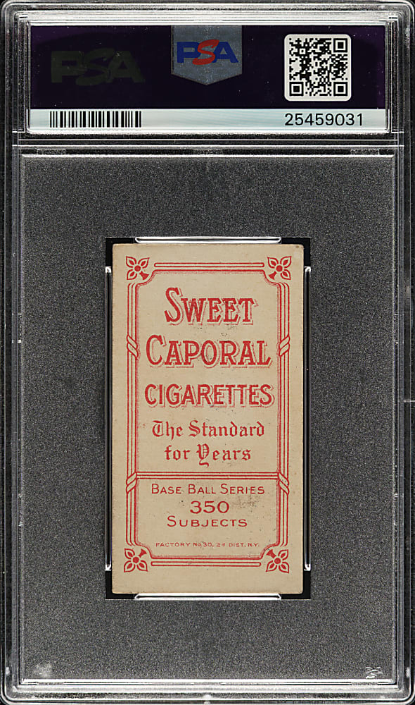1909-1911 T206 White Border Owen Wilson PSA EX-MT 6
