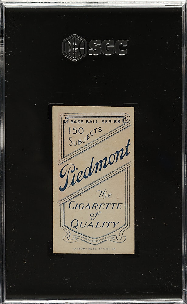 1909-1911 T206 White Border Ginger Beaumont SGC EX 5