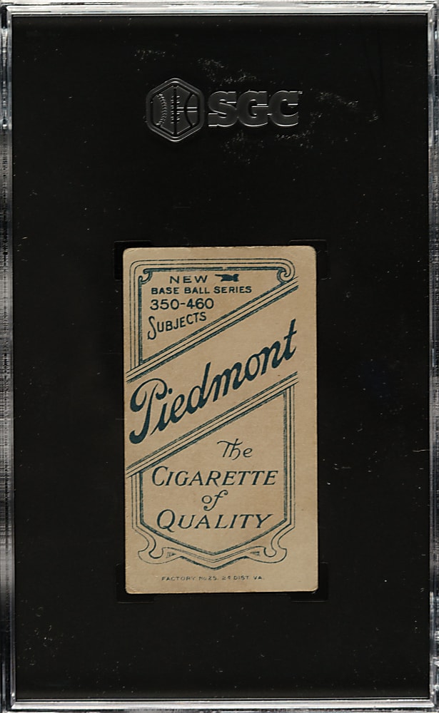 1909-1911 T206 White Border Charley O'Leary Hands on Knees SGC VG/EX 4