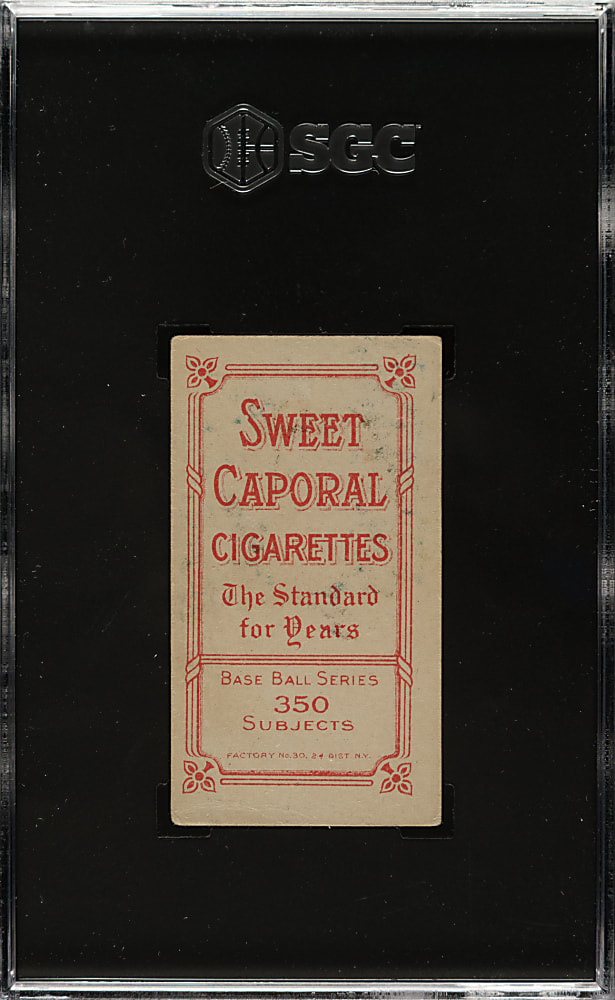 1909-1911 T206 White Border Gabby Street Portrait SGC VG/EX 4