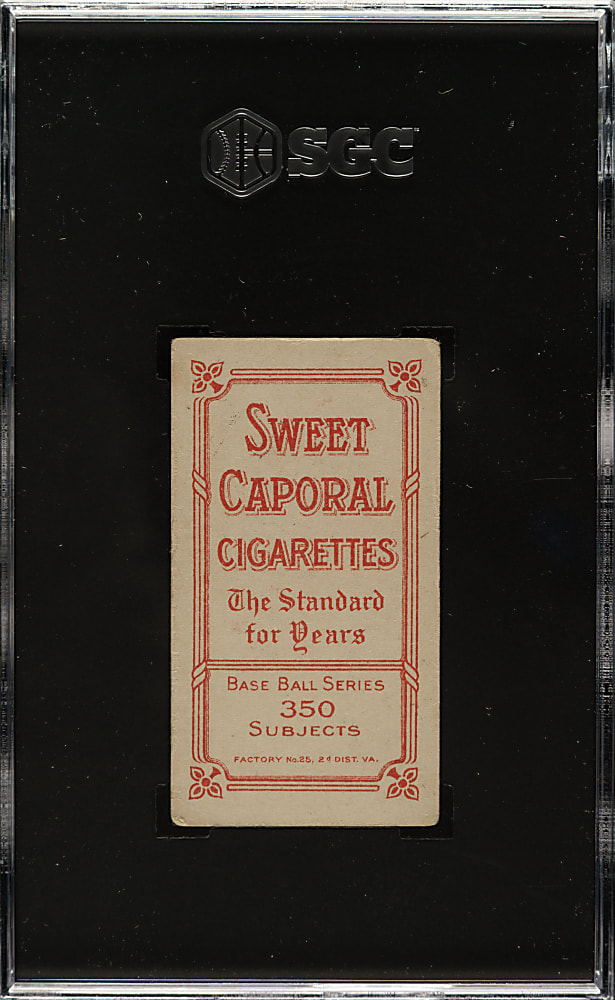 1909-1911 T206 White Border Orval Overall Portrait SGC VG+ 3.5