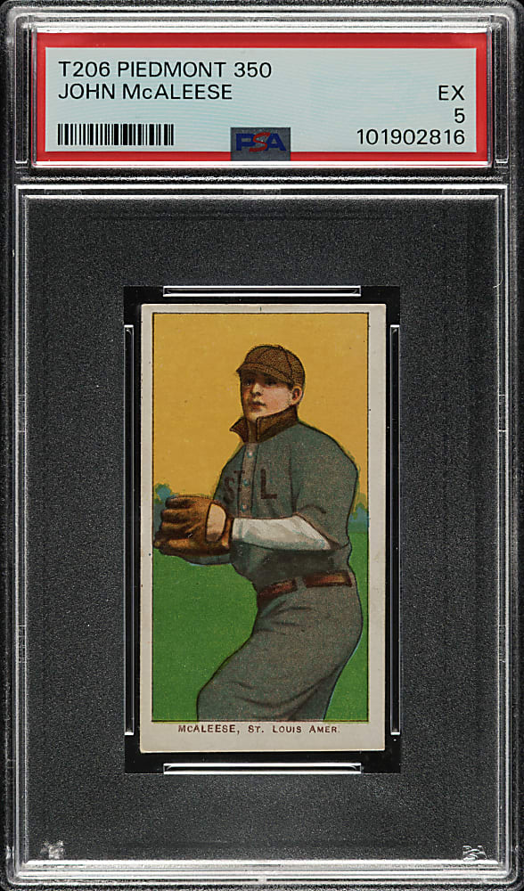 1909-1911 T206 White Border John McAleese PSA EX 5