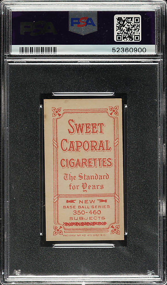 1909-1911 T206 White Border John Hummel PSA EX 5