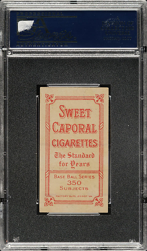 1909-1911 T206 White Border Chief Myers Batting PSA EX 5