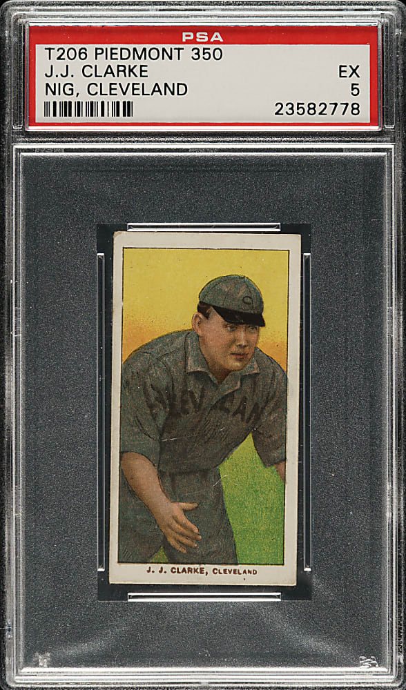 1909-1911 T206 White Border J.J. Clarke PSA EX 5