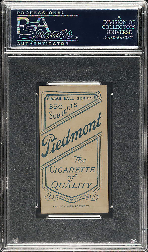 1909-1911 T206 White Border J.J. Clarke PSA EX 5