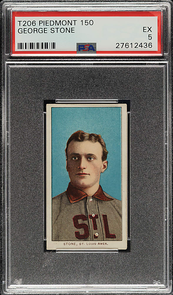 1909-1911 T206 White Border George Stone PSA EX 5