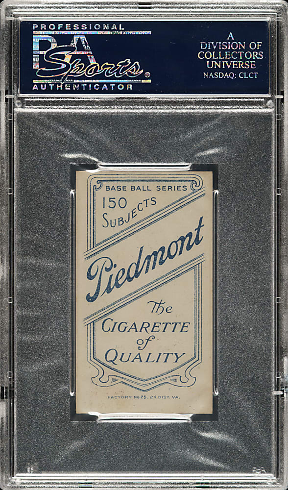 1909-1911 T206 White Border Ed Reulbach Glove Showing PSA EX 5