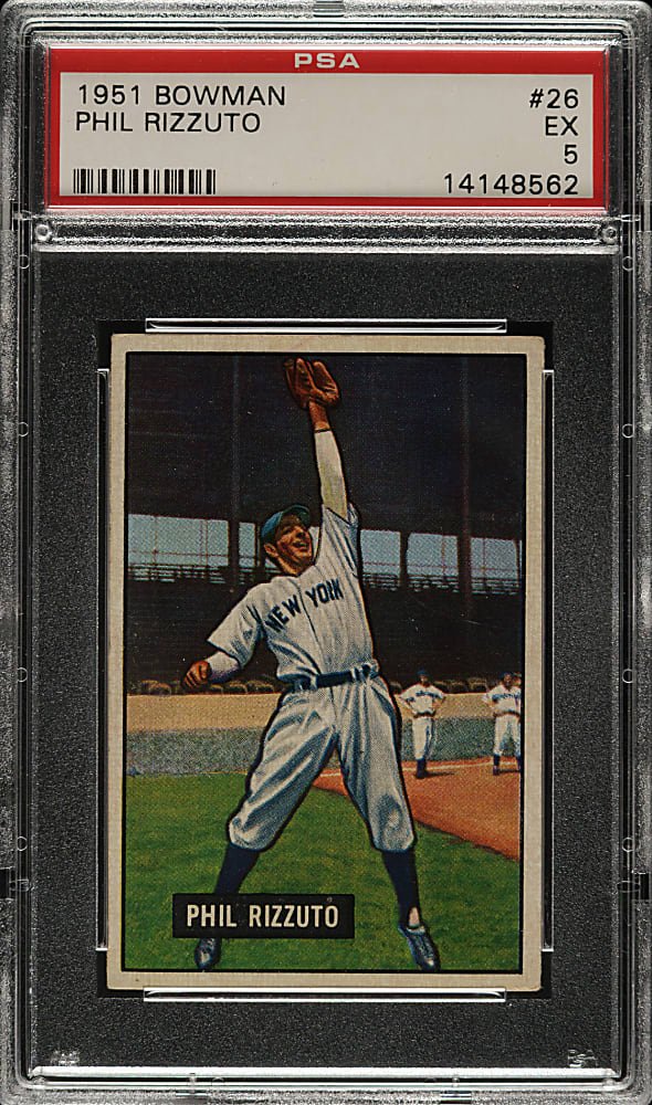 1951 Bowman #26 Phil Rizzuto PSA EX 5