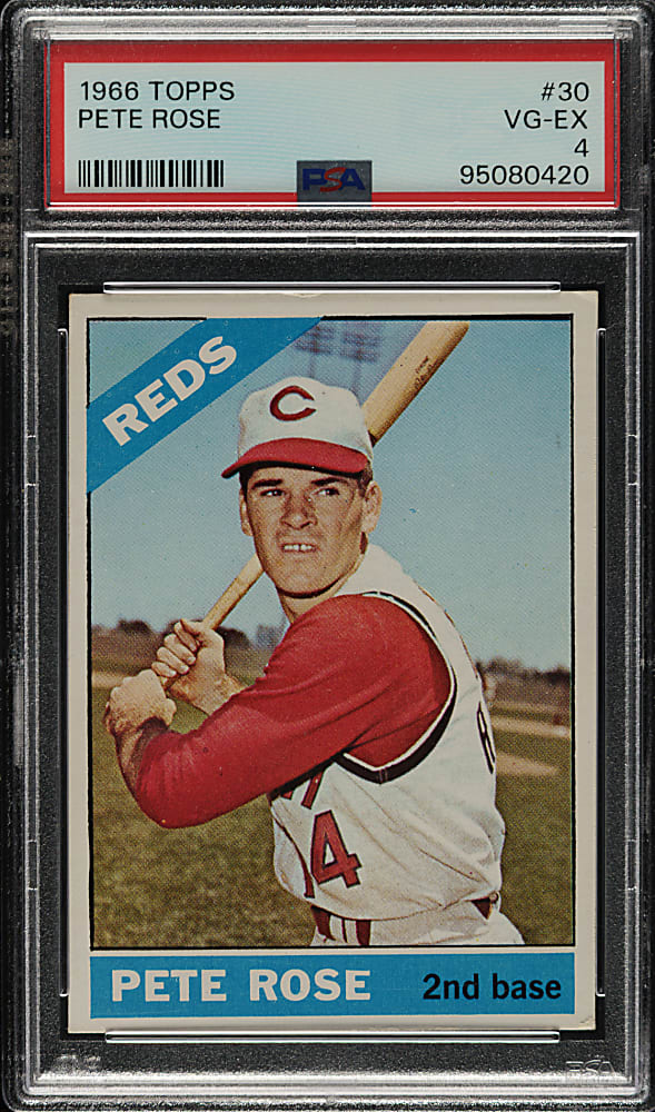 1966 Topps #30 Pete Rose PSA VG-EX 4