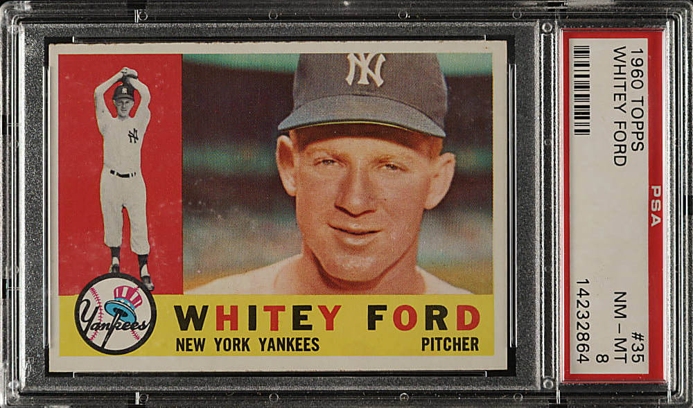 1960 Topps #35 Whitey Ford PSA NM-MT 8