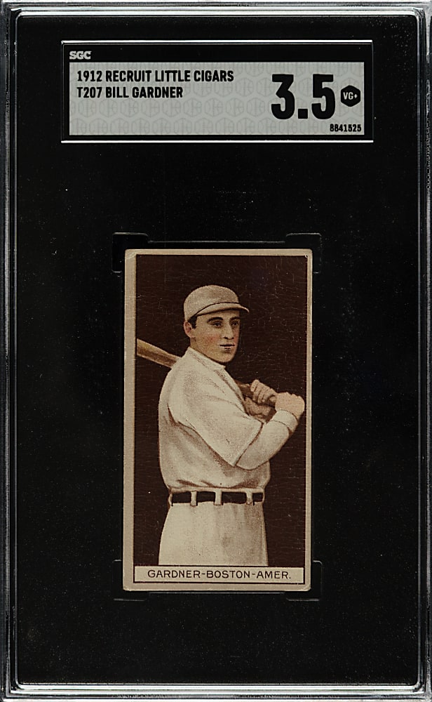 1912 T207 Brown Background William Gardner SGC VG+ 3.5