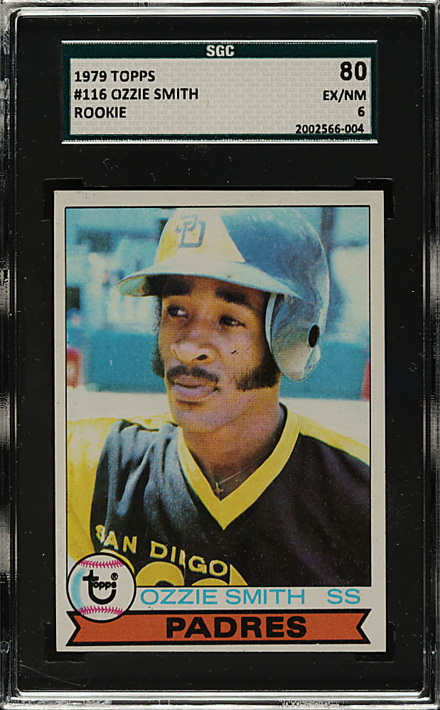 1979 Topps #116 Ozzie Smith Rookie SGC EX/NM 80