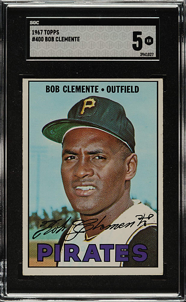 1967 Topps #400 Roberto Clemente SGC EX 5