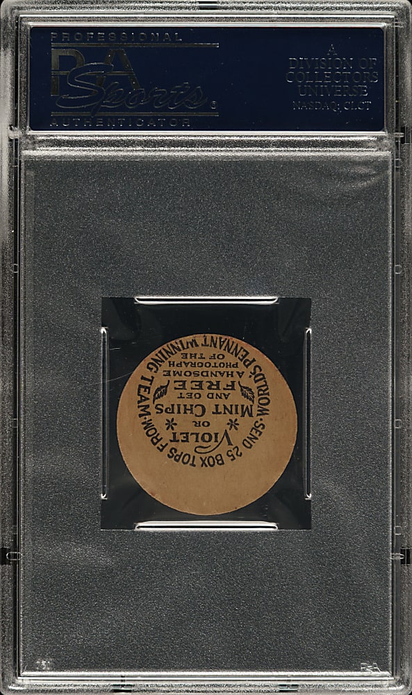 1912 E270 Colgan's Chips "Red Borders" Bill Moriarty Omaha PSA EX 5