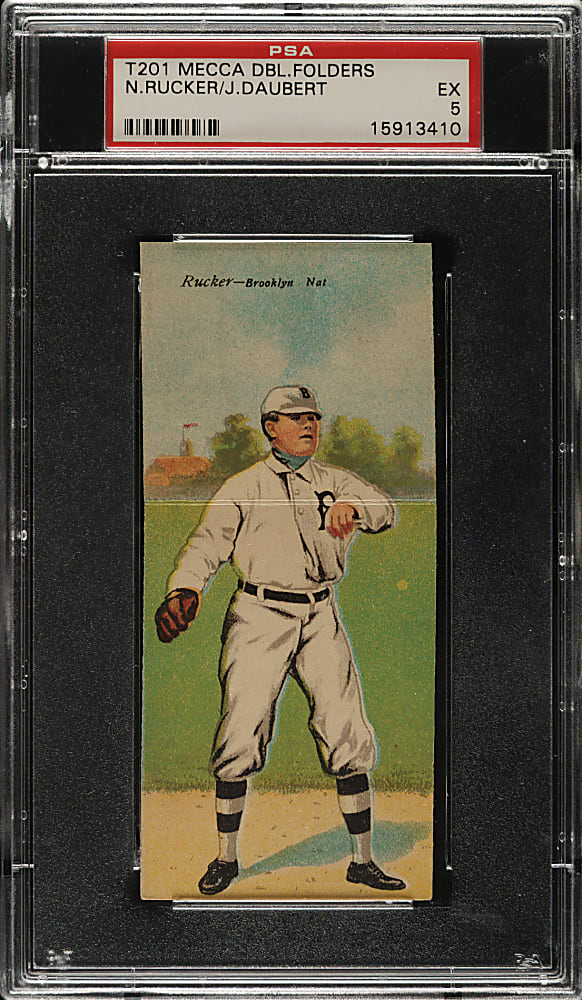 1911 T201 Mecca Double Folder Rucker/Daubert PSA EX 5