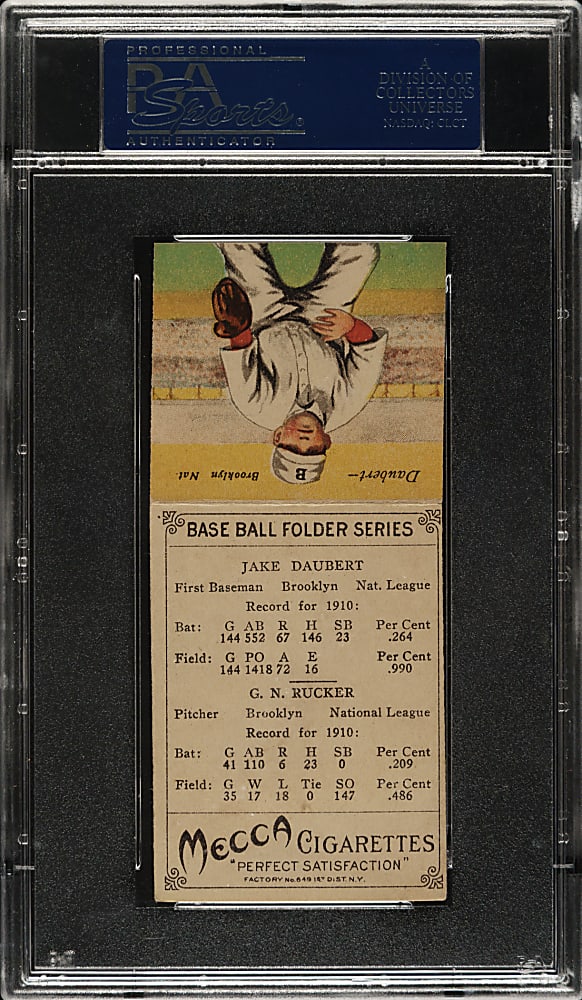 1911 T201 Mecca Double Folder Rucker/Daubert PSA EX 5