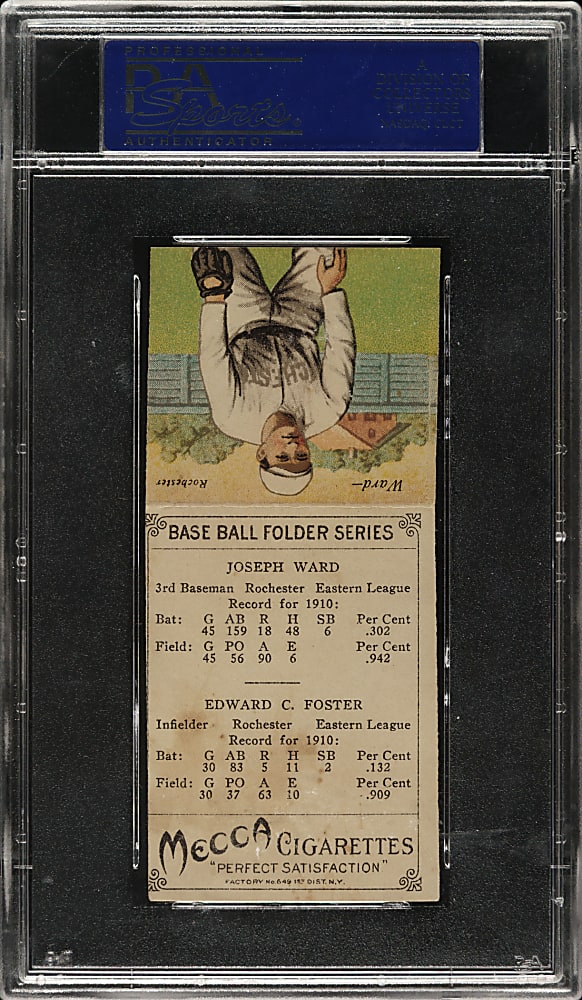 1911 T201 Mecca Double Folder Foster/Ward PSA EX 5