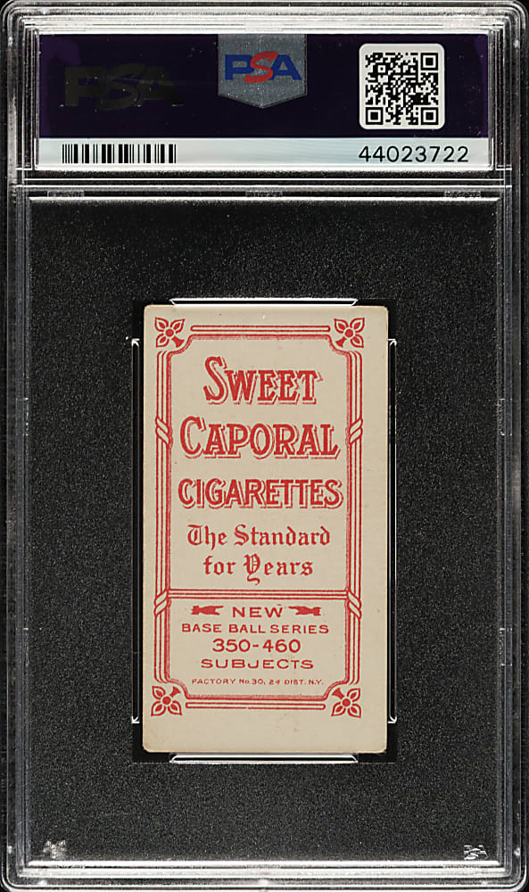 1909-1911 T206 White Border Cy Seymour Portrait PSA VG-EX 4